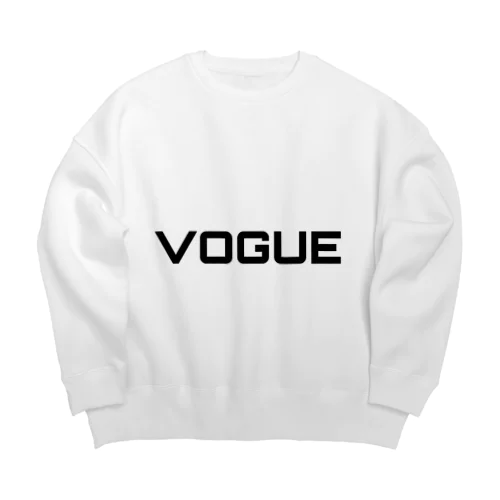 VOGUE Big Crew Neck Sweatshirt