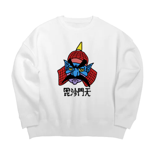 毘沙門天 Big Crew Neck Sweatshirt