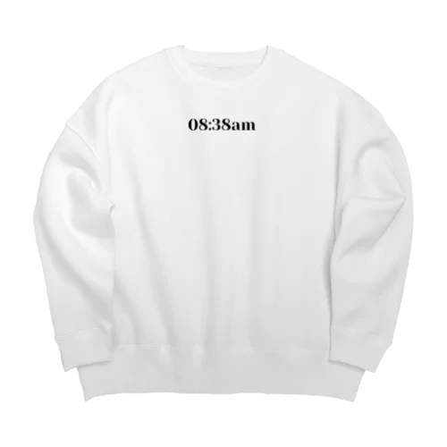 8:38am original Big Crew Neck Sweatshirt