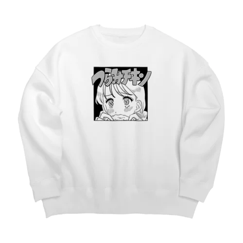 つらみチキン Big Crew Neck Sweatshirt