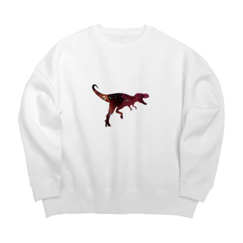 Space T-REX Big Crew Neck Sweatshirt