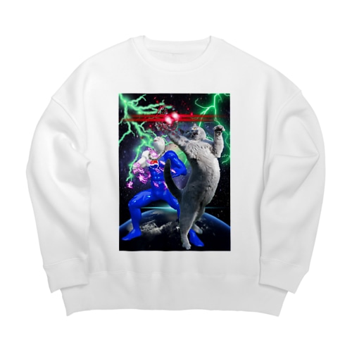 バトルキャッツ Big Crew Neck Sweatshirt
