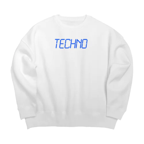 Techno  Big Crew Neck Sweatshirt