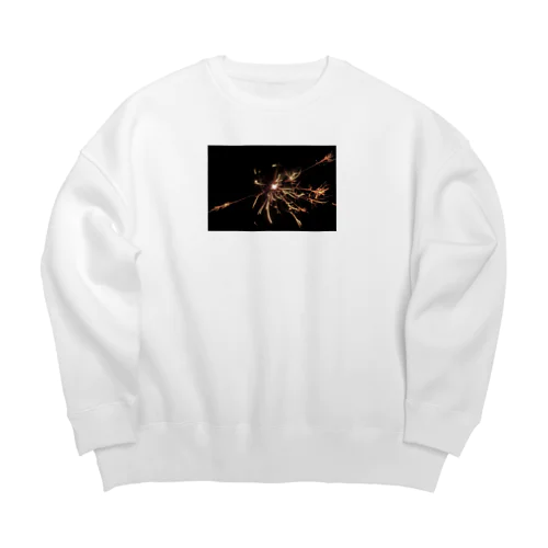 いつかの線香花火 Big Crew Neck Sweatshirt