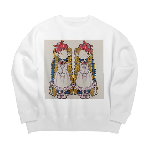 メンダコちゃんたち Big Crew Neck Sweatshirt