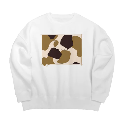 みけくん。 Big Crew Neck Sweatshirt