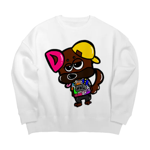 リバ犬 Big Crew Neck Sweatshirt