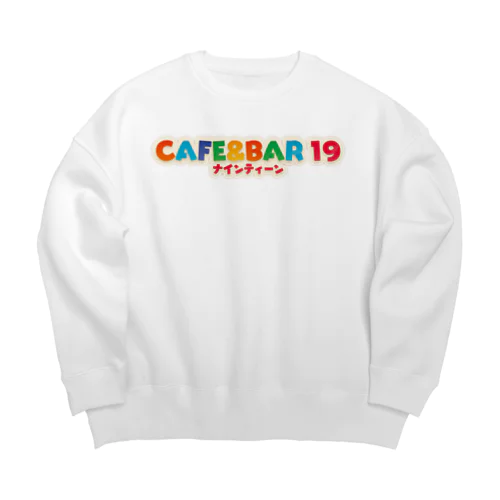 CAFE&BAR19ロゴシリーズその１ Big Crew Neck Sweatshirt
