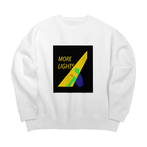 MORE LIGHTS Big Crew Neck Sweatshirt