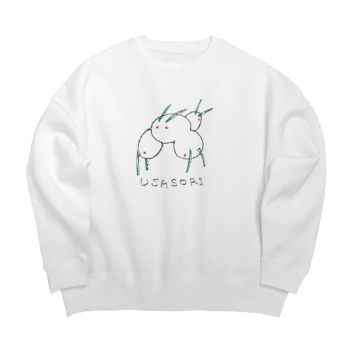 うさそり Big Crew Neck Sweatshirt