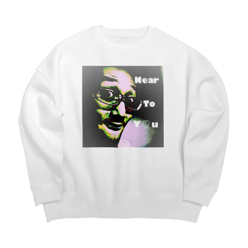 自撮り Big Crew Neck Sweatshirt