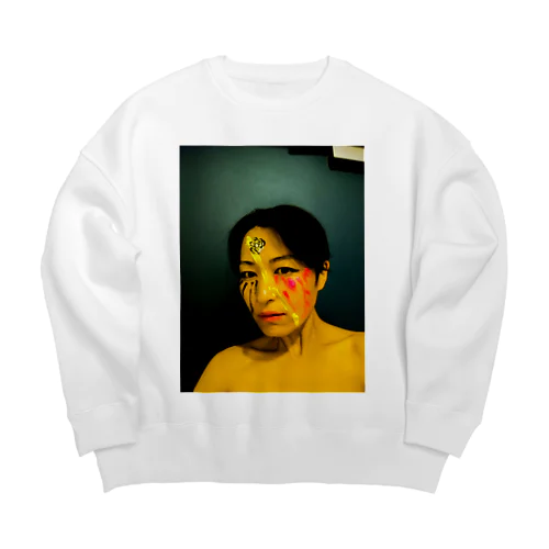 「Rain On Me」Naomi Okiバージョン Big Crew Neck Sweatshirt