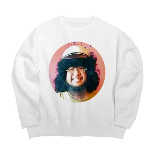 ラクサおじさん Big Crew Neck Sweatshirt