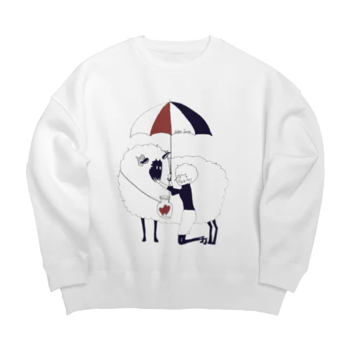 Find my heart Big Crew Neck Sweatshirt