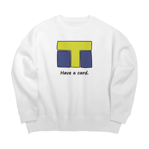 カード持っています T編 Big Crew Neck Sweatshirt