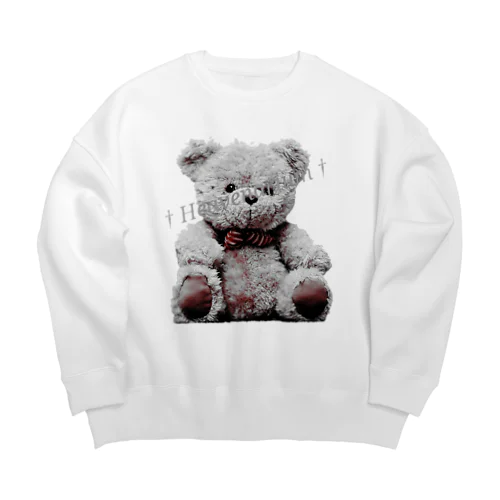 Heavenariumベア(girl) Big Crew Neck Sweatshirt