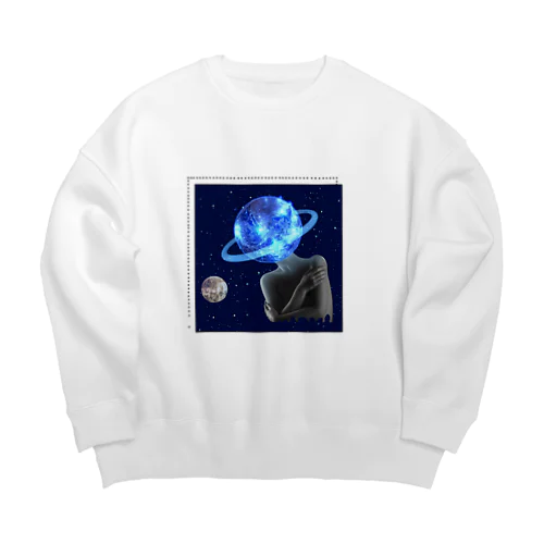 星が綺麗ですね Big Crew Neck Sweatshirt