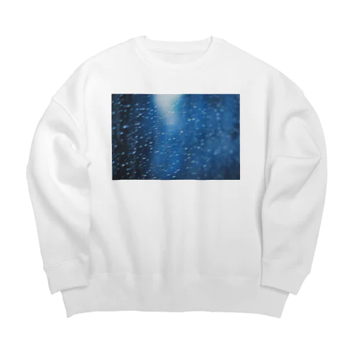 water drops  Big Crew Neck Sweatshirt