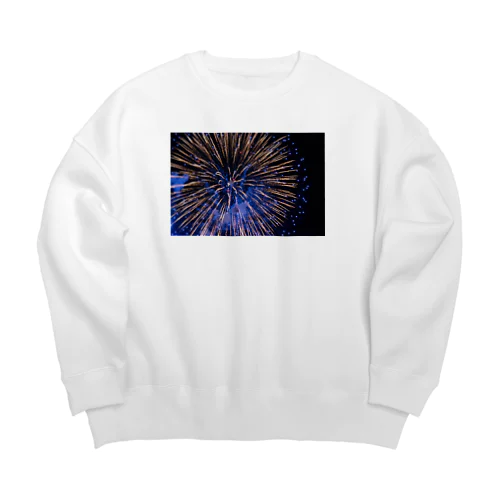 hanabi  Big Crew Neck Sweatshirt