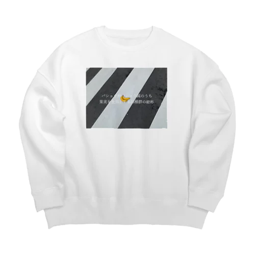 小難しい Big Crew Neck Sweatshirt