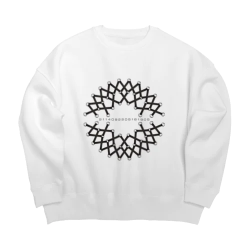 Shoelace Net Big Crew Neck Sweatshirt