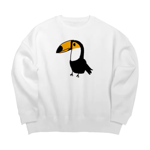 オニオオハシのいろいろ Big Crew Neck Sweatshirt