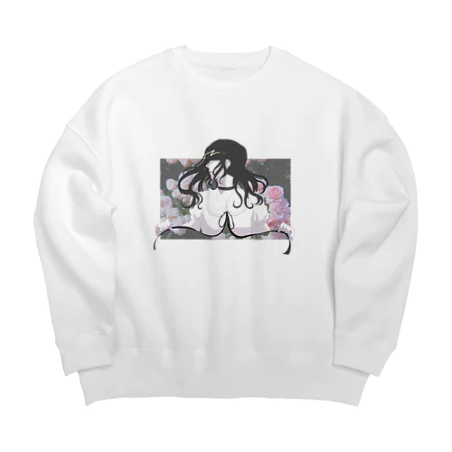 地雷ちゃんスウェット Big Crew Neck Sweatshirt