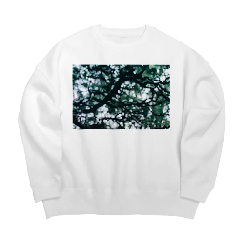 松の木のトンネル Big Crew Neck Sweatshirt