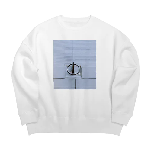 牛の鼻の輪っか... Big Crew Neck Sweatshirt