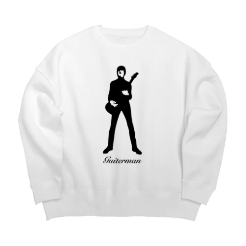 ギターマン Big Crew Neck Sweatshirt