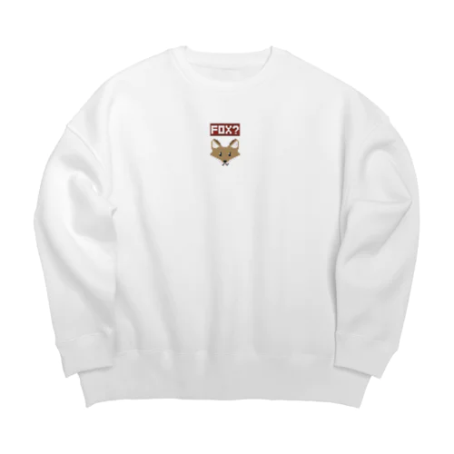 FOX？/clear Big Crew Neck Sweatshirt