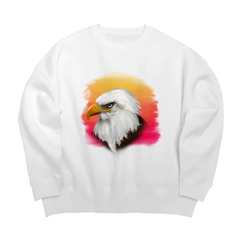 ハクトウワシ Big Crew Neck Sweatshirt