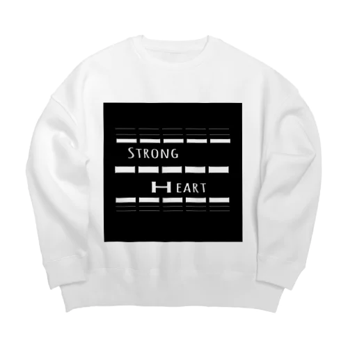 強い心 Big Crew Neck Sweatshirt