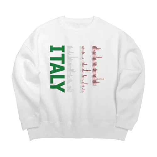 ITALY Big Crew Neck Sweatshirt