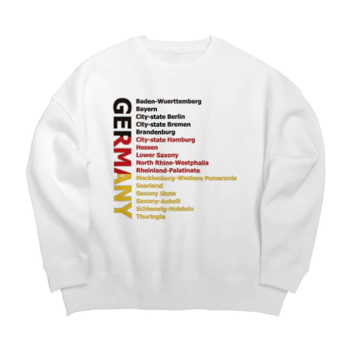 GERMANY Big Crew Neck Sweatshirt