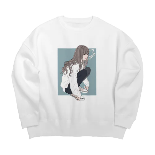 きゃんでぃ Big Crew Neck Sweatshirt