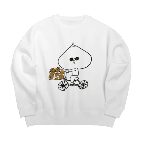 くり太さんの栗ひろい Big Crew Neck Sweatshirt