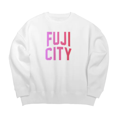 富士市 FUJI CITY Big Crew Neck Sweatshirt