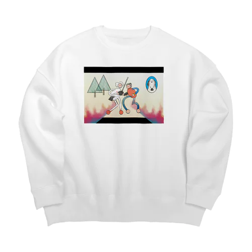 タイムトラベラー Big Crew Neck Sweatshirt