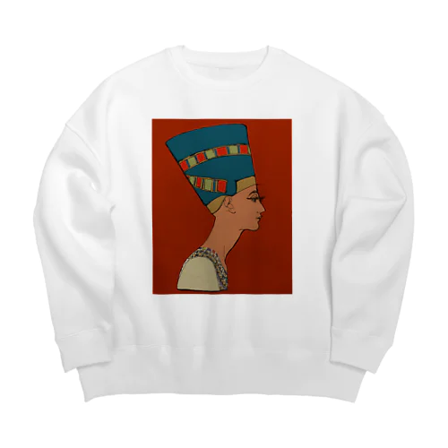 ネフェルティティの像 Big Crew Neck Sweatshirt