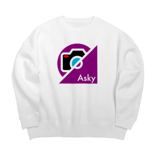 パ紋No.3397 Asky Big Crew Neck Sweatshirt