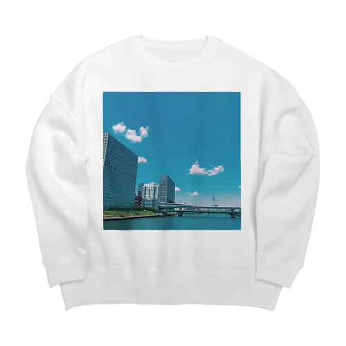 東京キリトリセカイ Big Crew Neck Sweatshirt