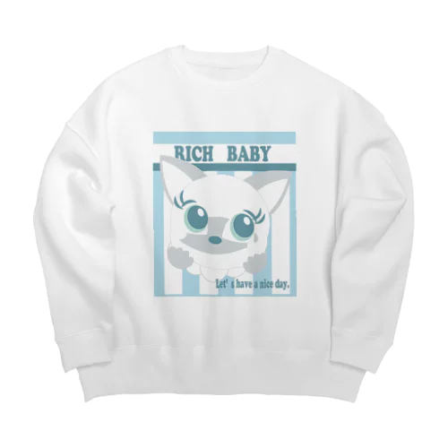 RICH BABY by iii.store Big Crew Neck Sweatshirt