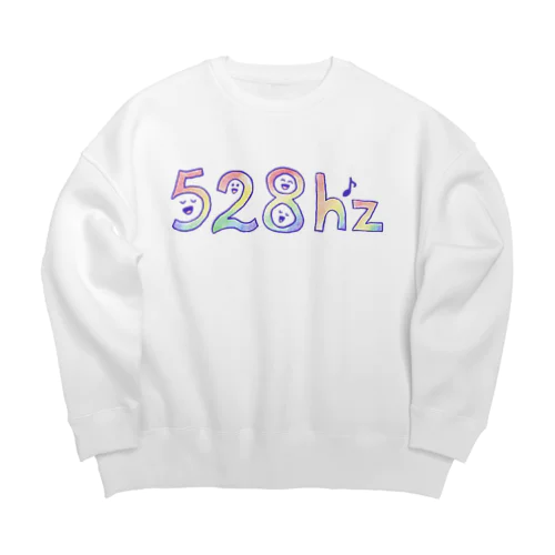 528hz  Big Crew Neck Sweatshirt