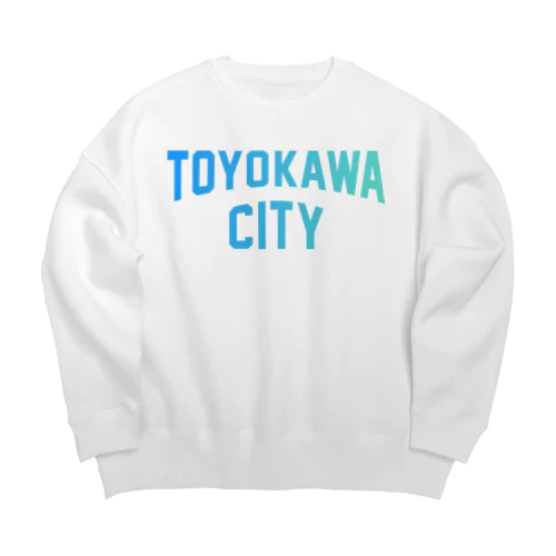 豊川市 TOYOKAWA CITY Big Crew Neck Sweatshirt