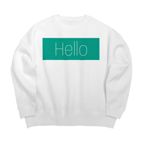 Hello Big Crew Neck Sweatshirt