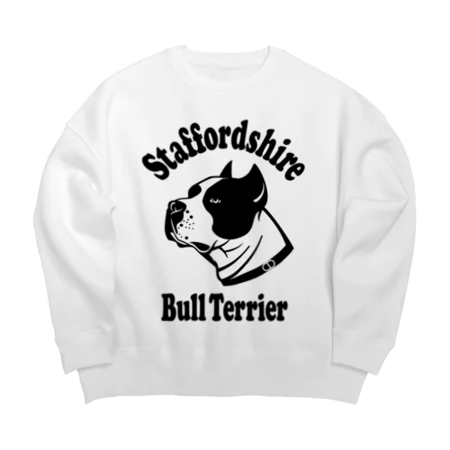 Staffordshire Bull Terrier / スタッフォードシャー・ブルテリア Big Crew Neck Sweatshirt