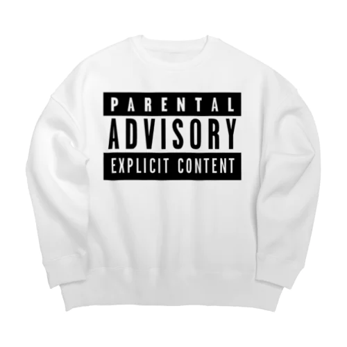 PARENTAL ADVISORY  ペアレンタル・アドバイザリー ビッグシルエットスウェット