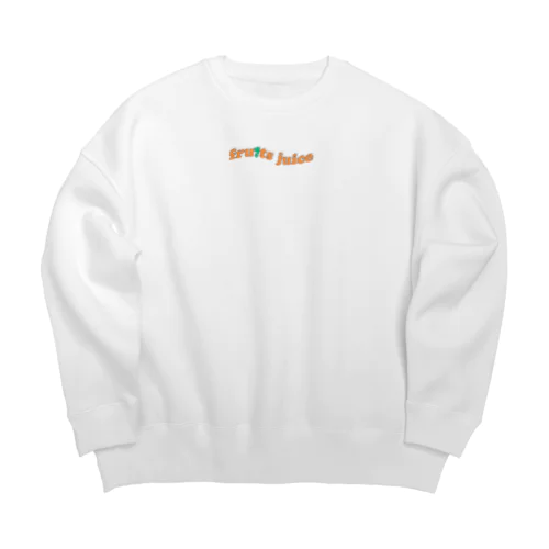 fruits juice Big Crew Neck Sweatshirt