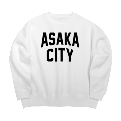 朝霞市 ASAKA CITY Big Crew Neck Sweatshirt
